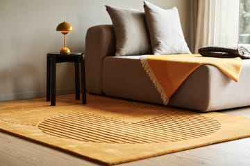 Levels wool rug circles yellow - 170x240 cm - NJRD