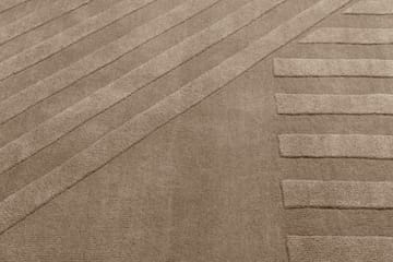 Levels wool rug stripes mole - 170x240 cm - NJRD