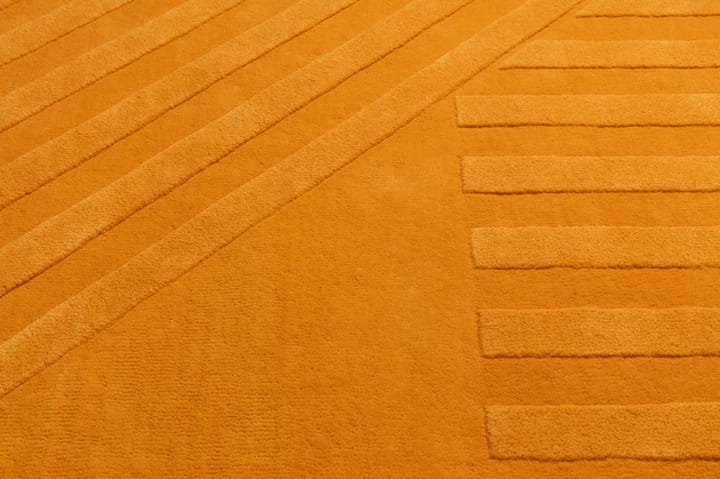 Levels wool rug stripes yellow - 170x240 cm - NJRD