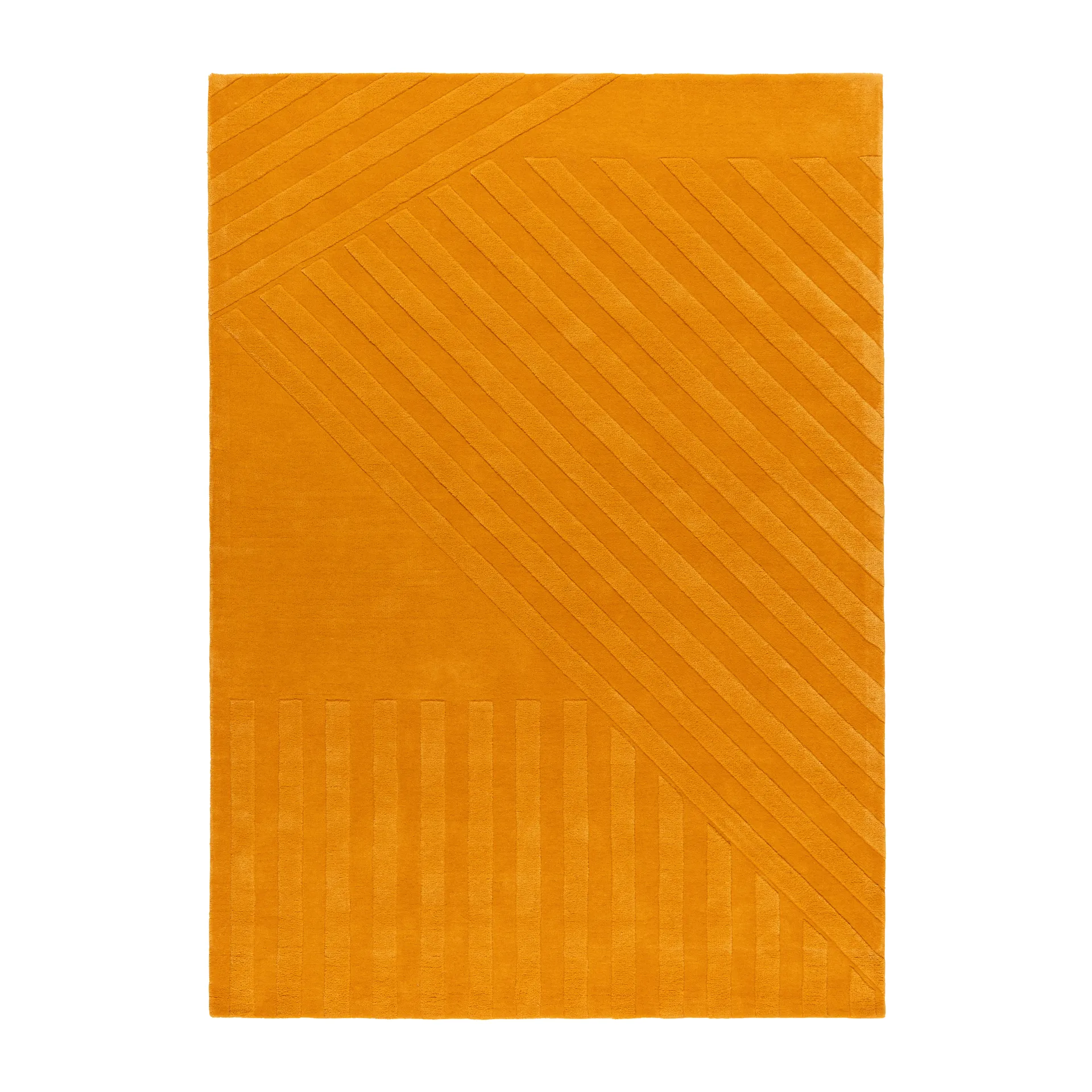 Levels wool rug stripes yellow, 200x300 cm NJRD