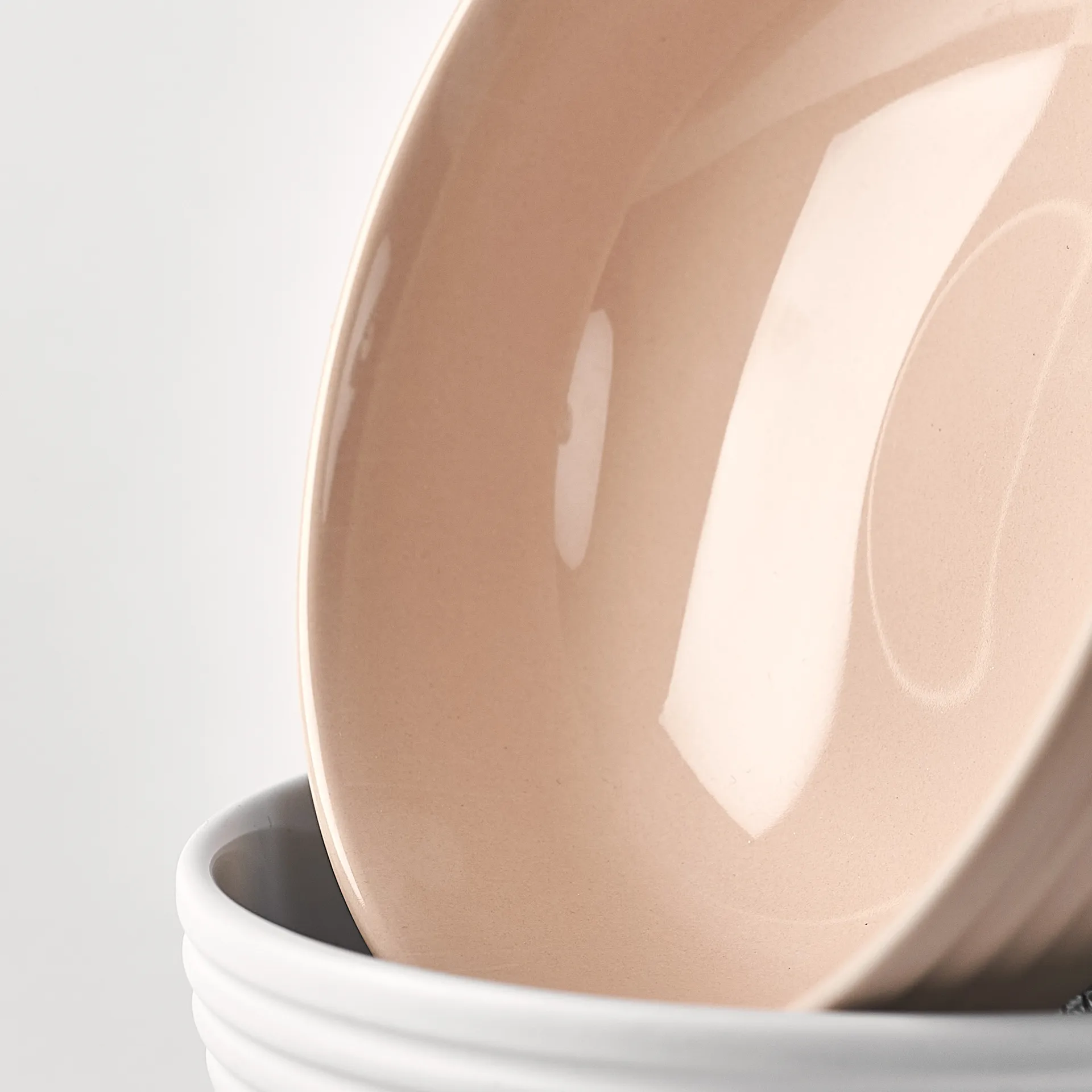 Lines bowl Ø16 cm, beige NJRD