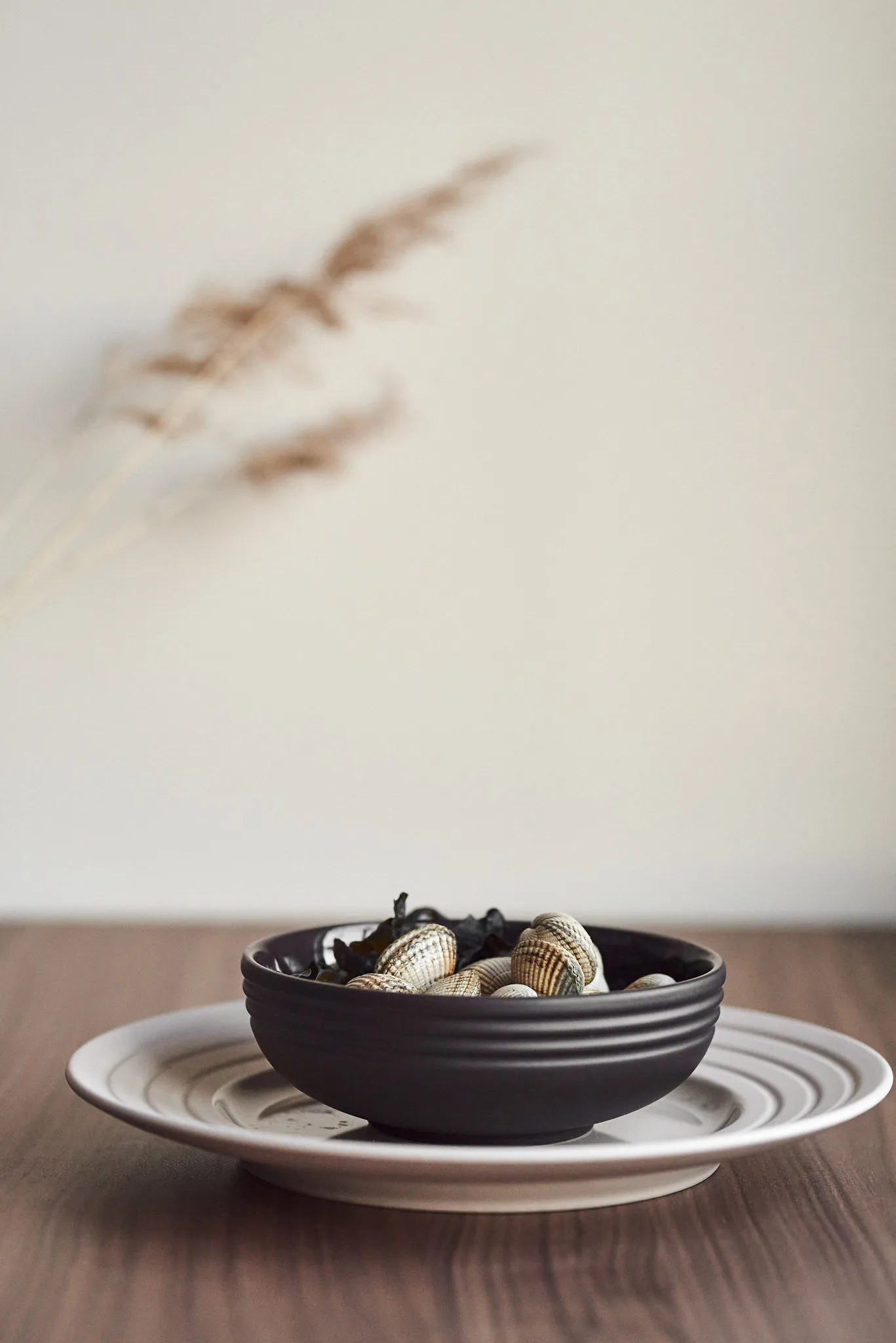 Lines bowl Ø16 cm, brown NJRD