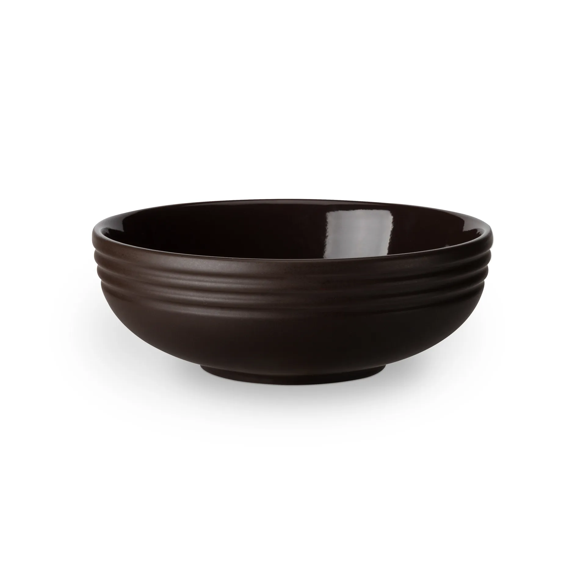 Lines bowl Ø16 cm, brown NJRD
