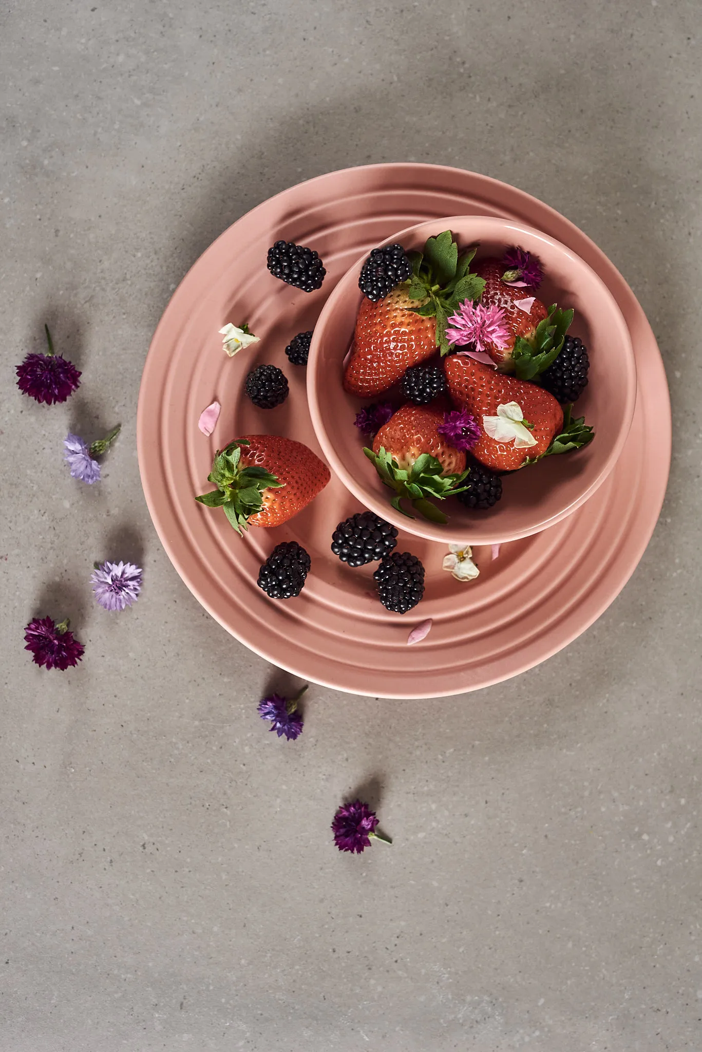 Lines bowl Ø16 cm, pink NJRD