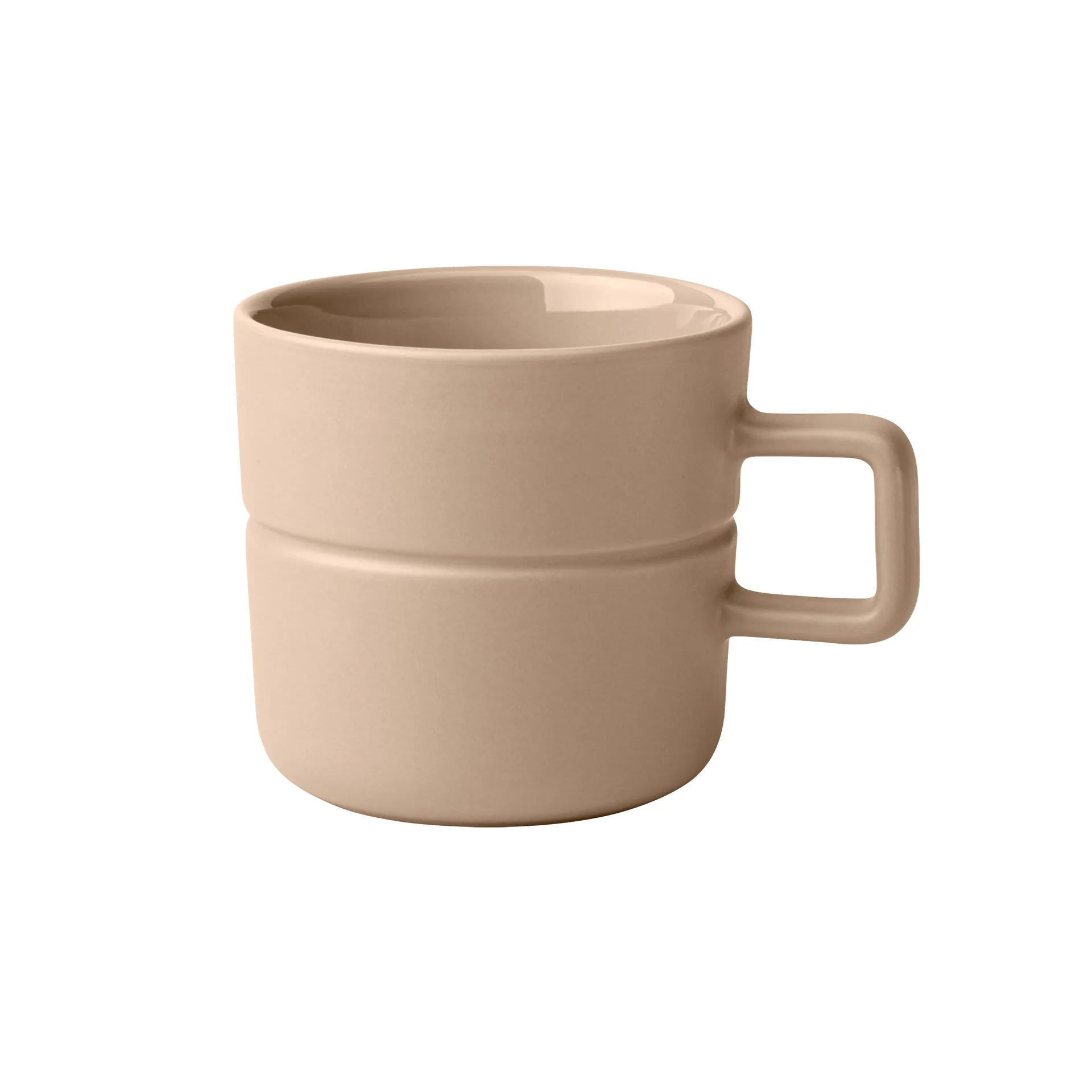 Lines mug 30 cl, beige NJRD
