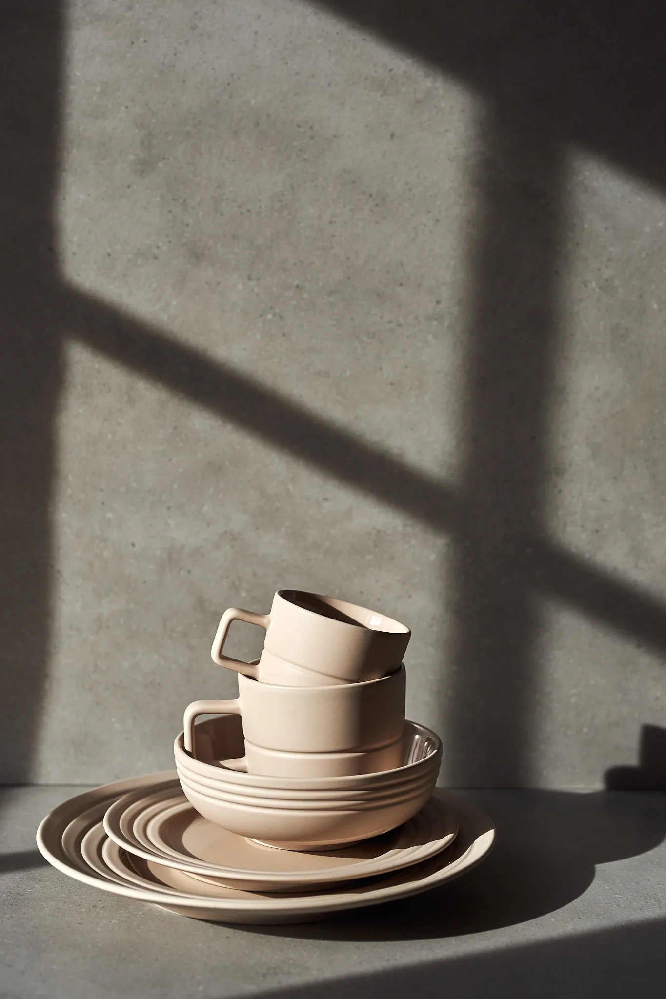 Lines mug 30 cl, beige NJRD