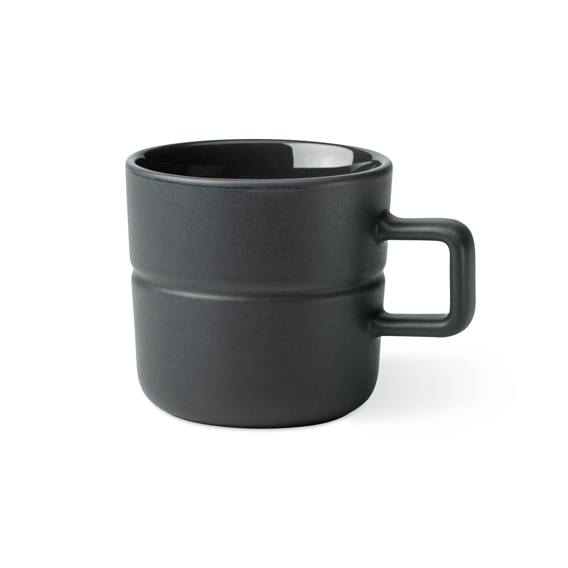 Lines mug 30 cl, dark grey NJRD