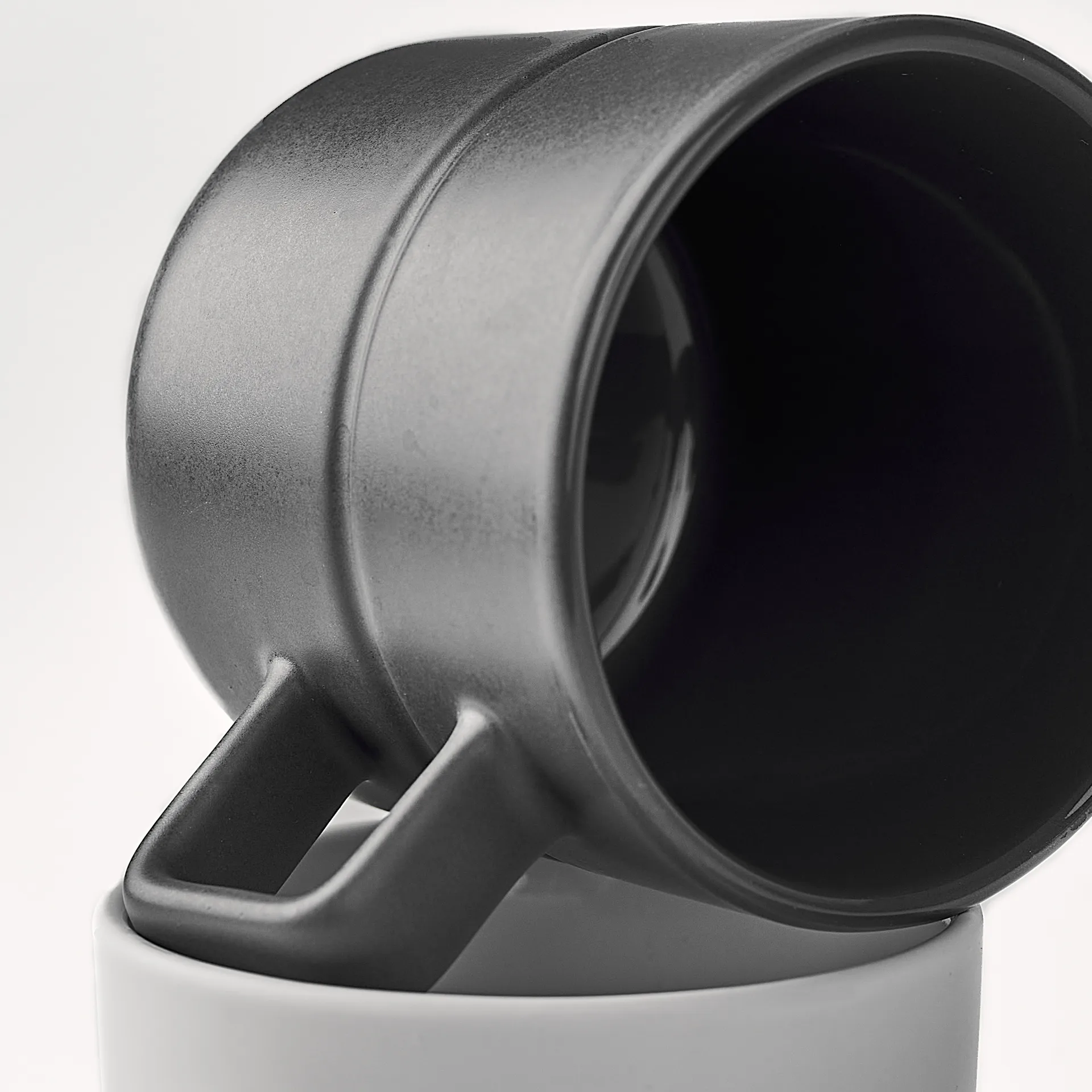 Lines mug 30 cl, dark grey NJRD