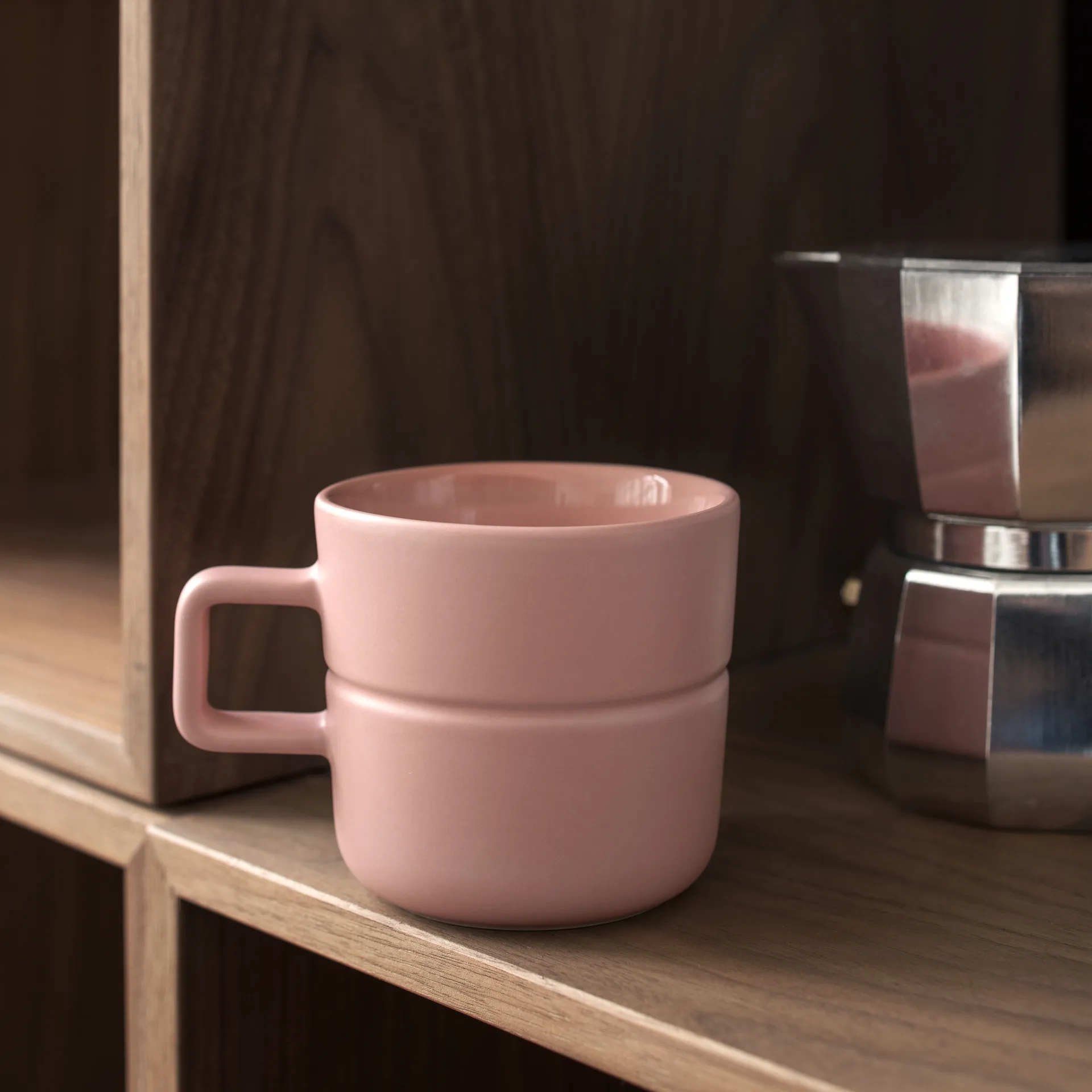 Lines mug 30 cl, pink NJRD