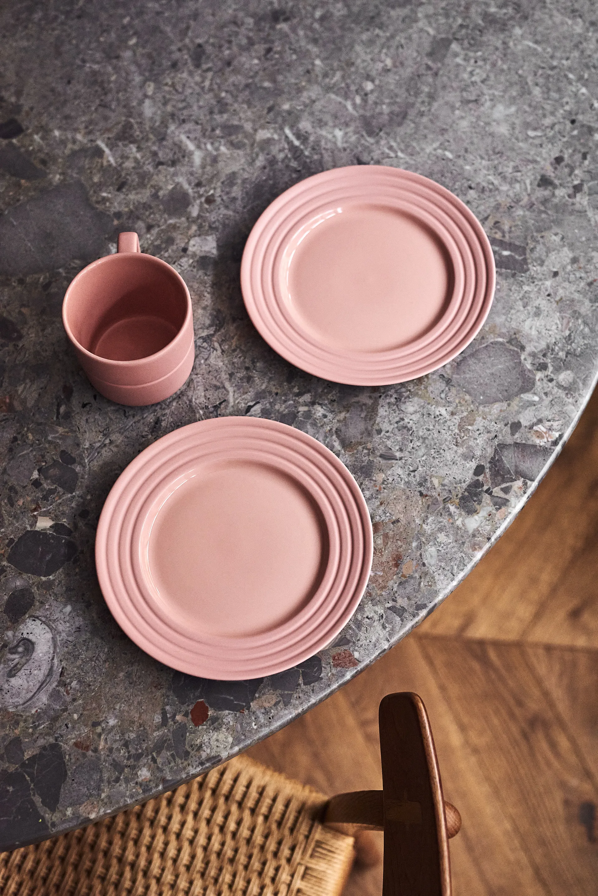 Lines mug 30 cl, pink NJRD