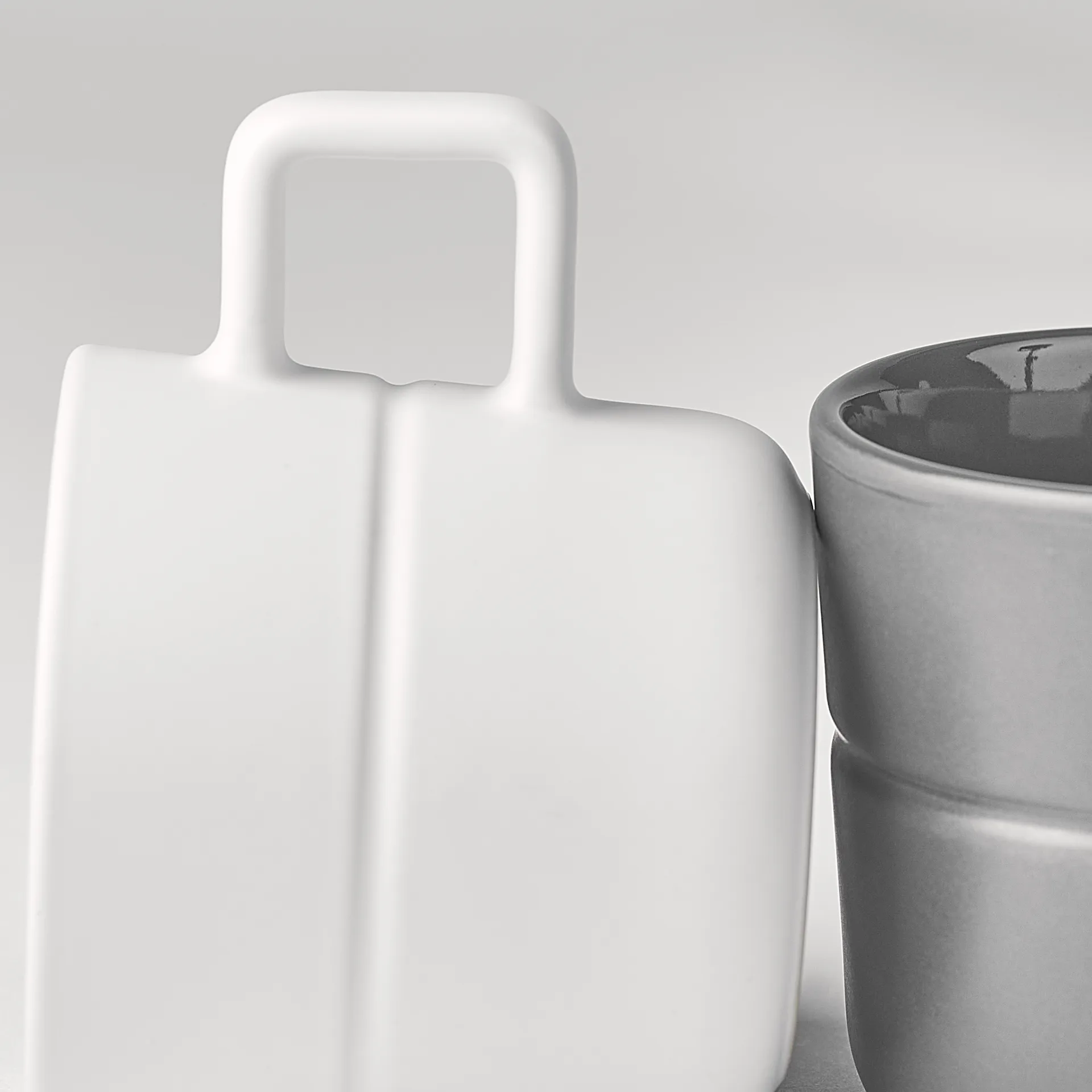 Lines mug 30 cl, white NJRD