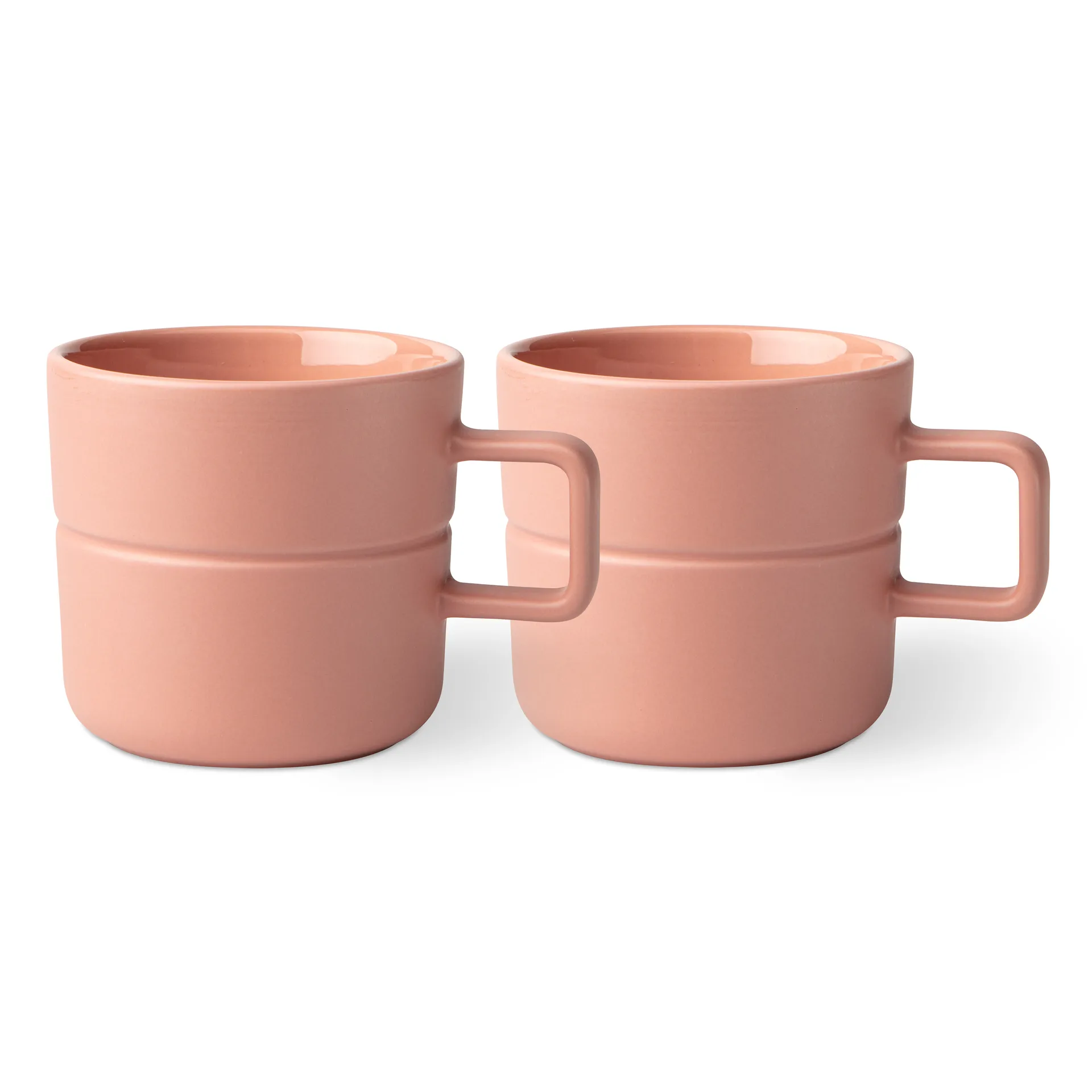 Lines mug 50 cl 2-pack, pink NJRD