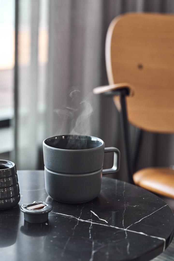 Lines mug 50 cl, dark grey NJRD