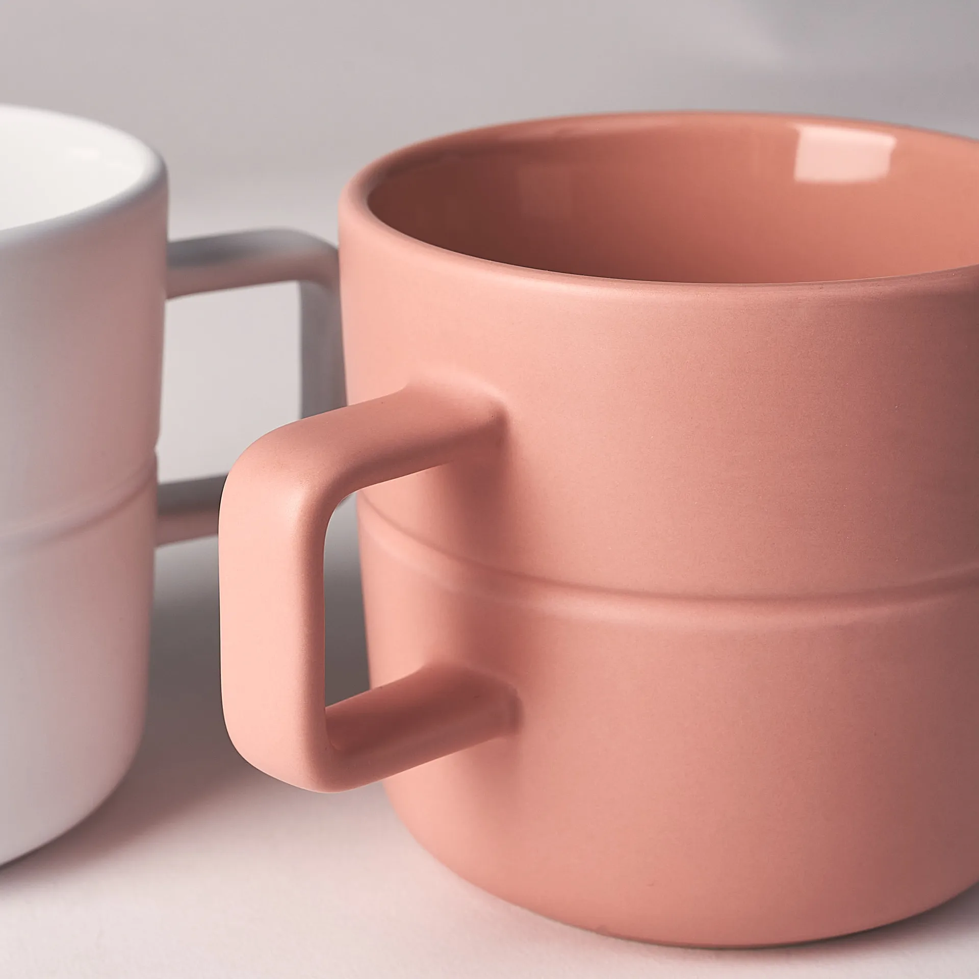 Lines mug 50 cl, pink NJRD