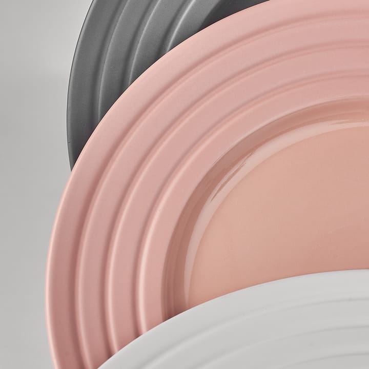 Lines plate Ø27 cm, pink NJRD