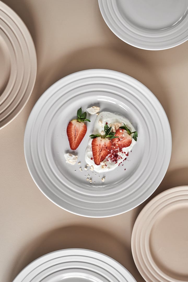 Lines plate Ø27 cm, white NJRD