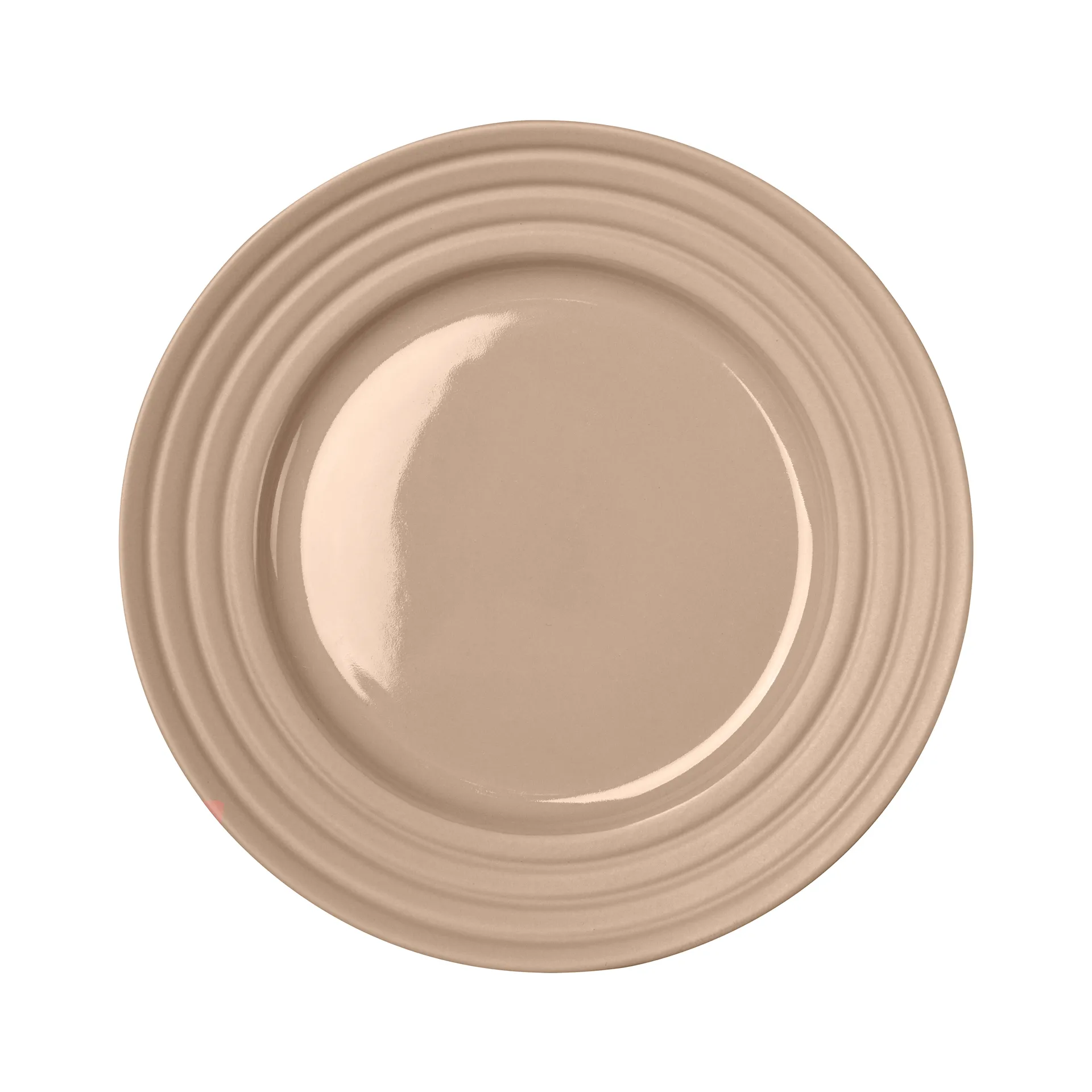 Lines small plate Ø21 cm, beige NJRD