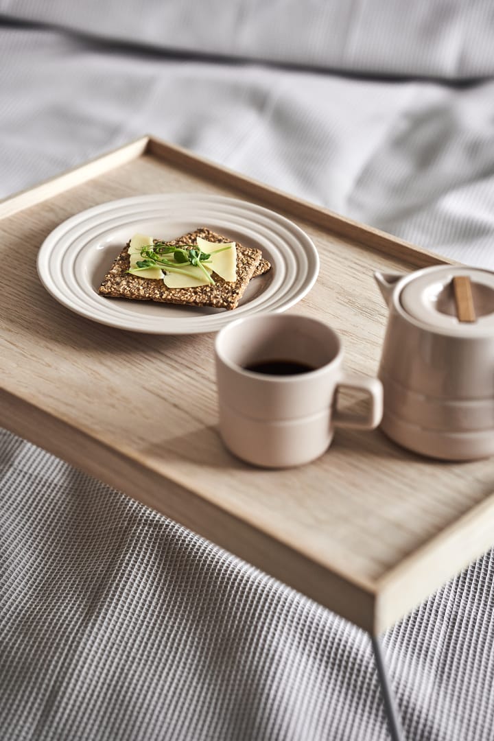 Lines small plate Ø21 cm, beige NJRD