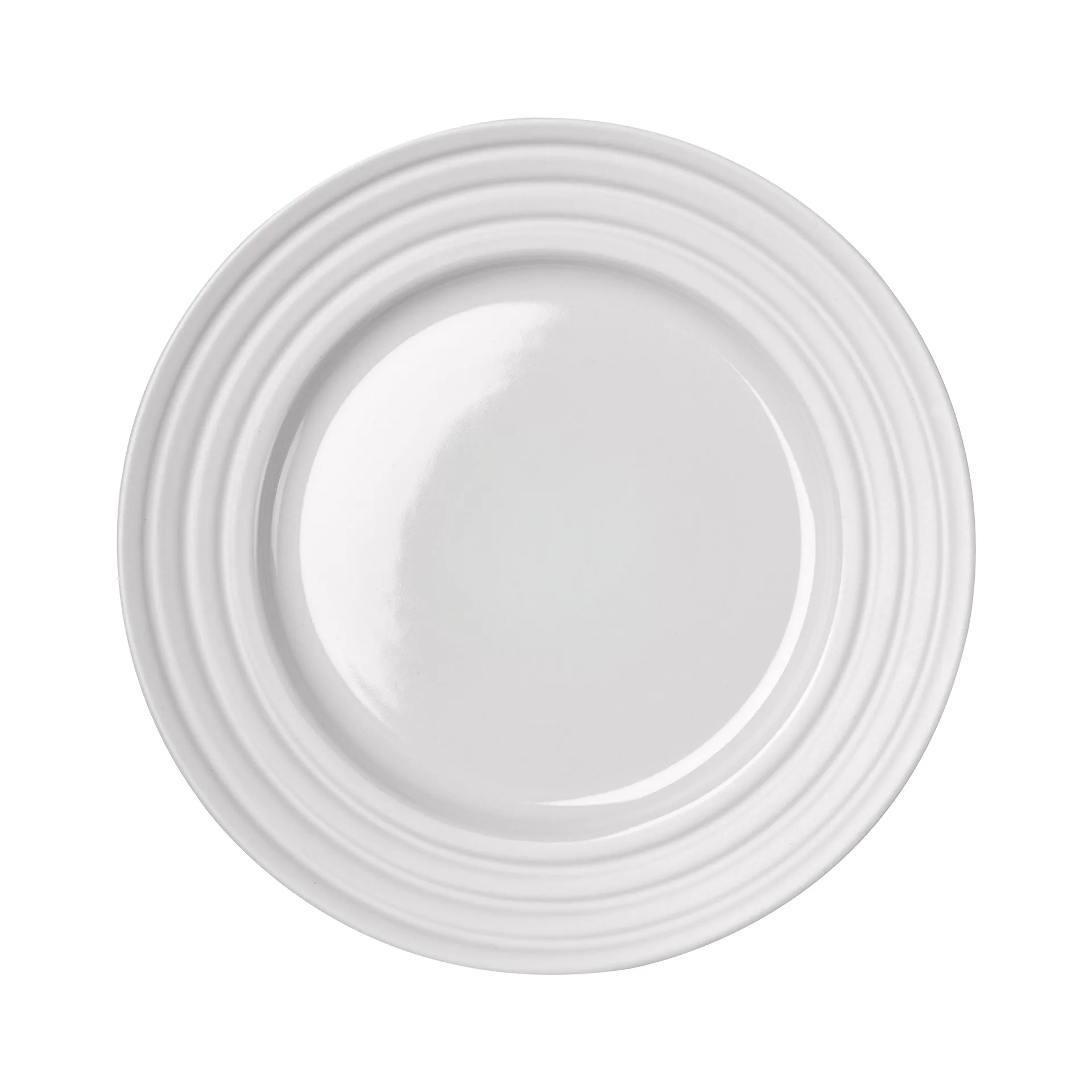 Lines small plate Ø21 cm, white NJRD