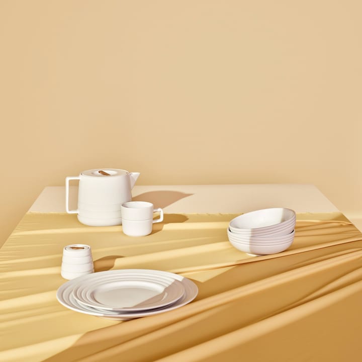 Lines small plate Ø21 cm, white NJRD