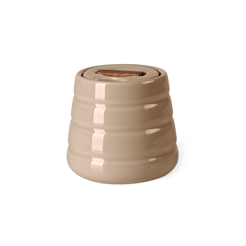 NJRD Lines sugar bowl beige