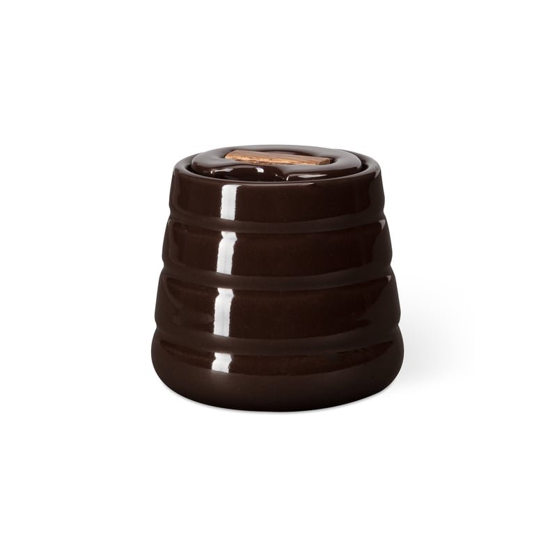 NJRD Lines sugar bowl brown