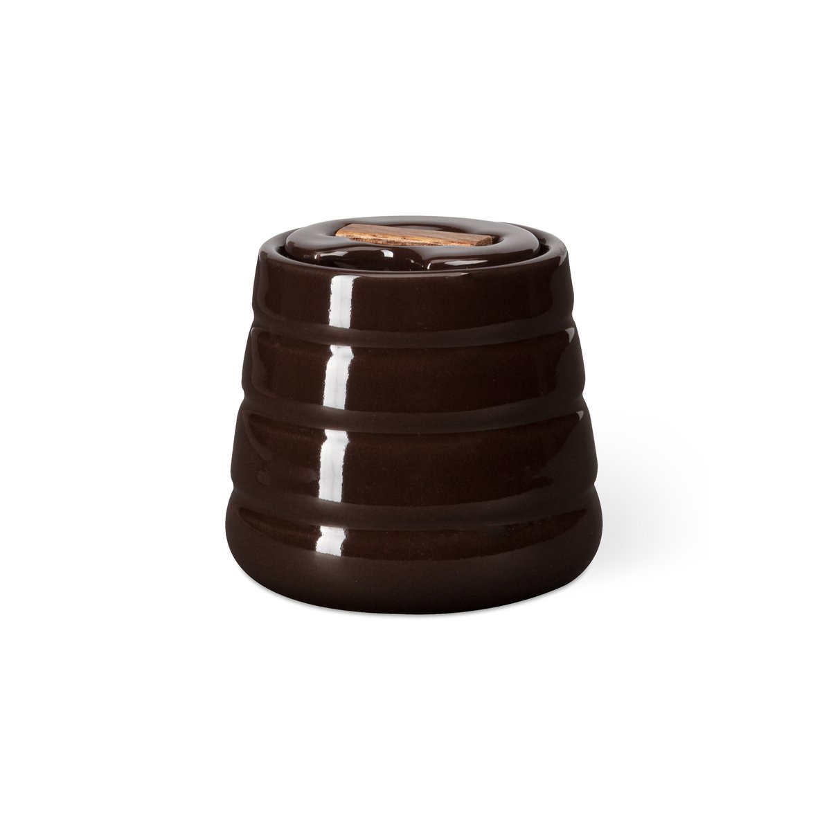 NJRD Lines sugar bowl brown | Scandinavian Design | Sugar bowls | Brown