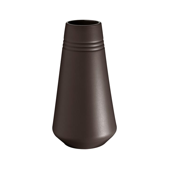 Lines vase 22 cm - Brown - NJRD