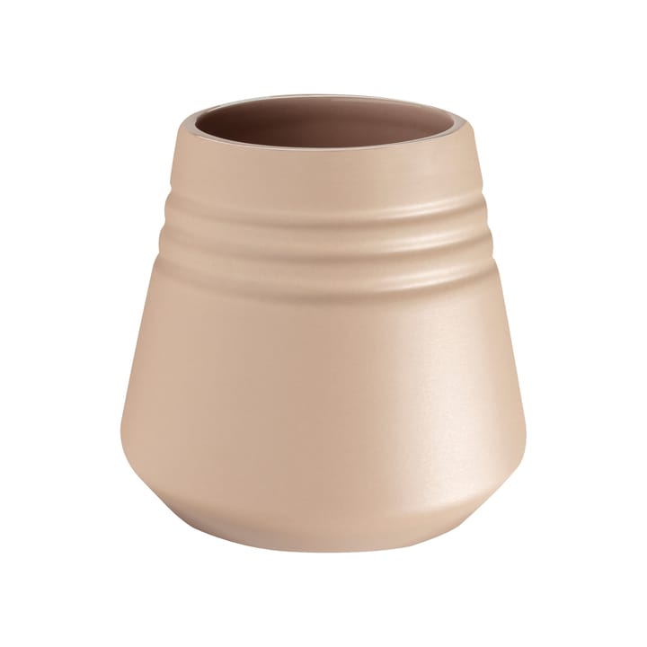 Lines vase 8 cm - Beige - NJRD