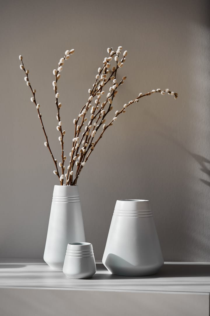 Lines vase 8 cm - White - NJRD
