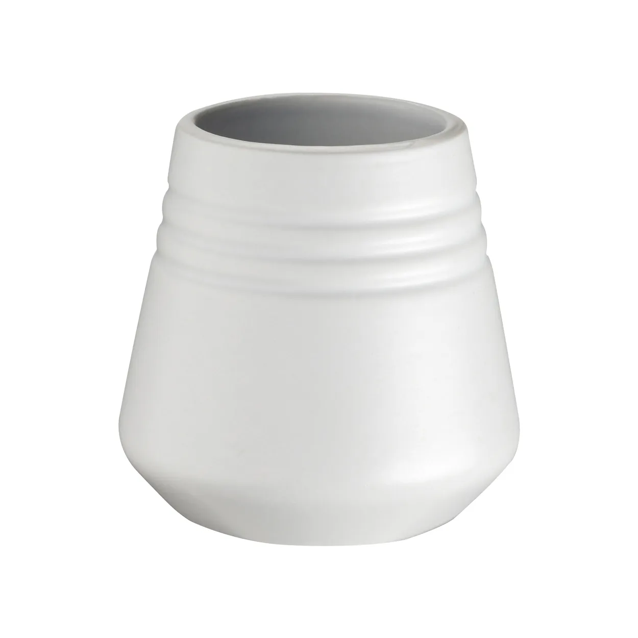 NJRD Lines vase 8 cm White | Scandinavian Design | Vases | White