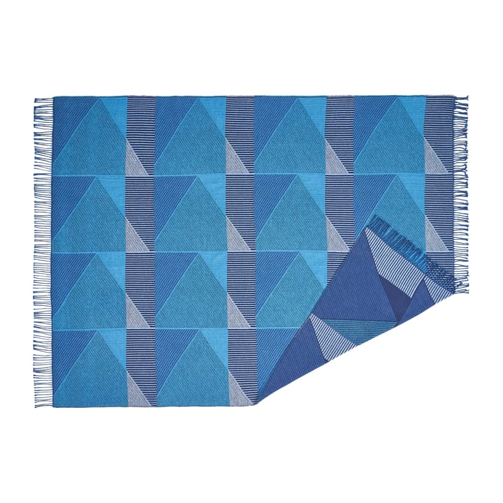 Metric focus No. 3 cotton blankets 130x185 cm - Blue - NJRD