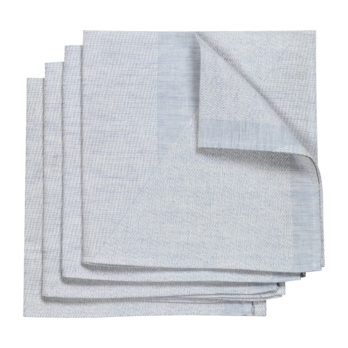 NJRD Metric napkin 47x47 cm 4-pack Blue-white | Scandinavian Design | Linen & cotton napkins | Blue