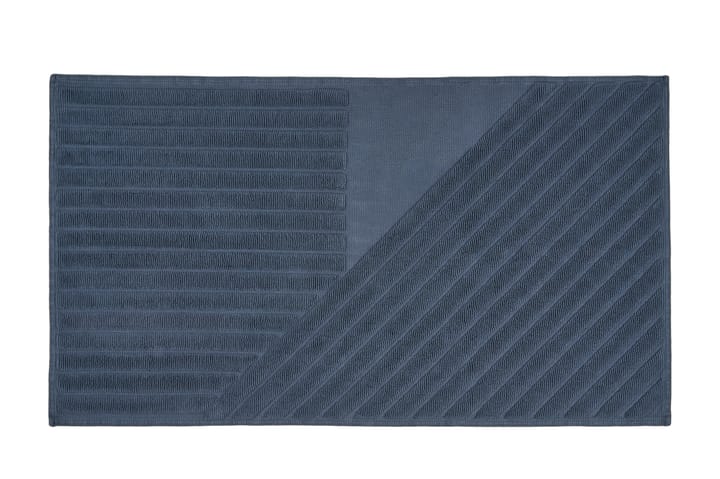 Stripes bath mat 50x90 cm - Blue - NJRD