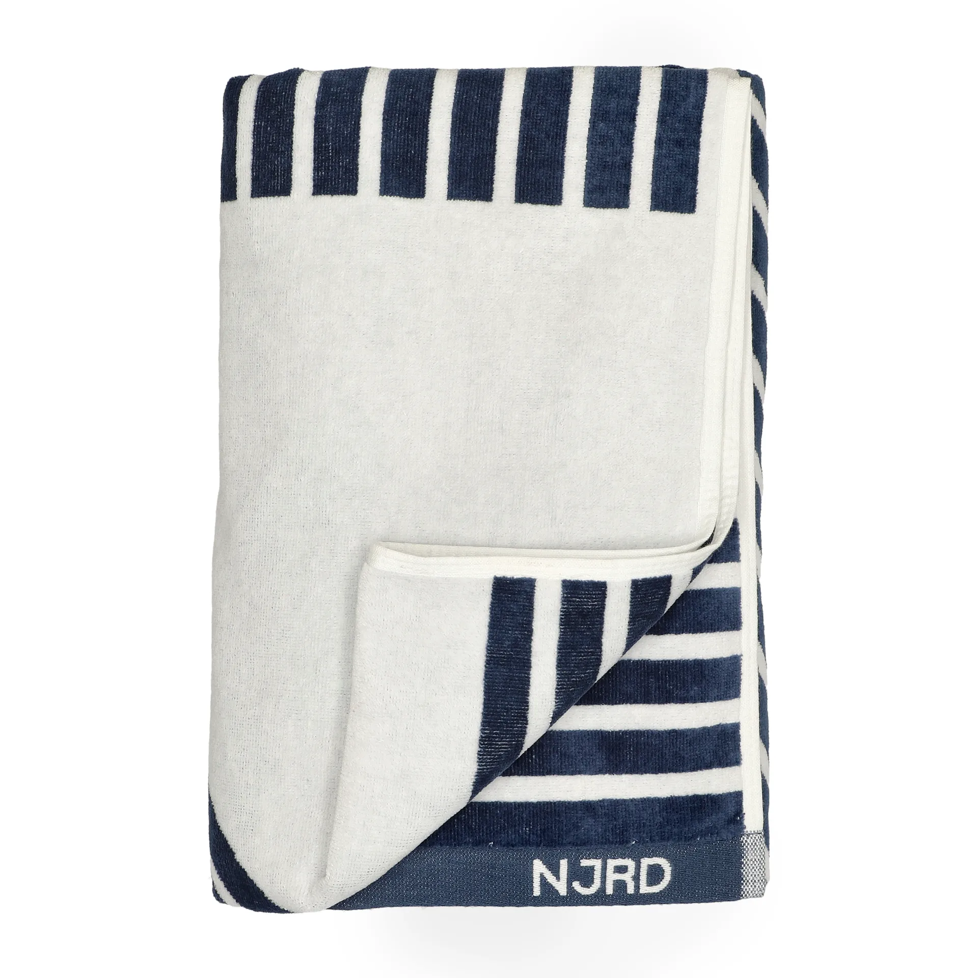 Stripes bath towel 100x150 cm, Blue NJRD
