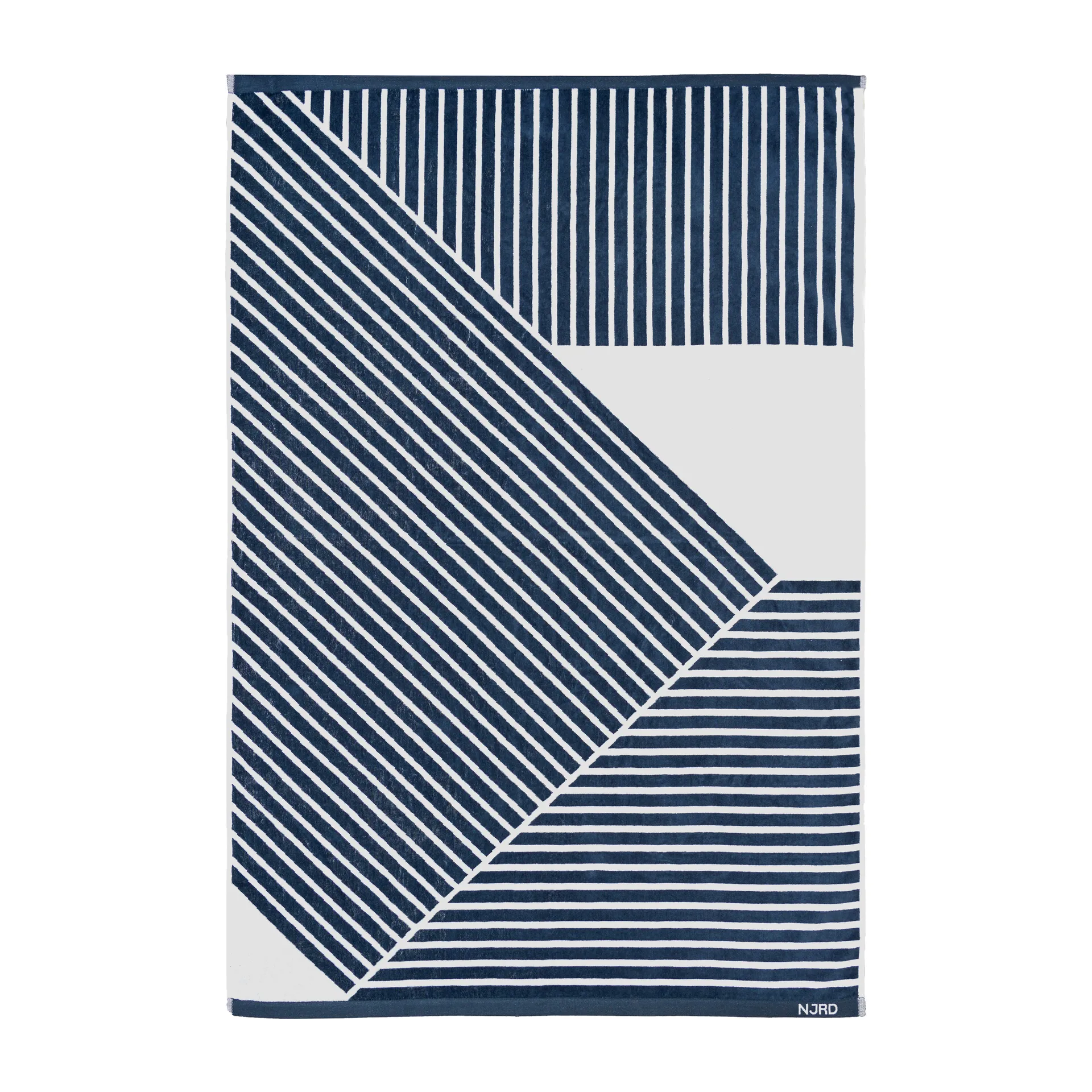 Stripes bath towel 100x150 cm, Blue NJRD