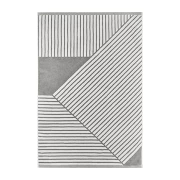 Stripes bath towel 100x150 cm - Grey - NJRD