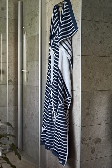 Stripes bath towel 70x140 cm - Blue - NJRD