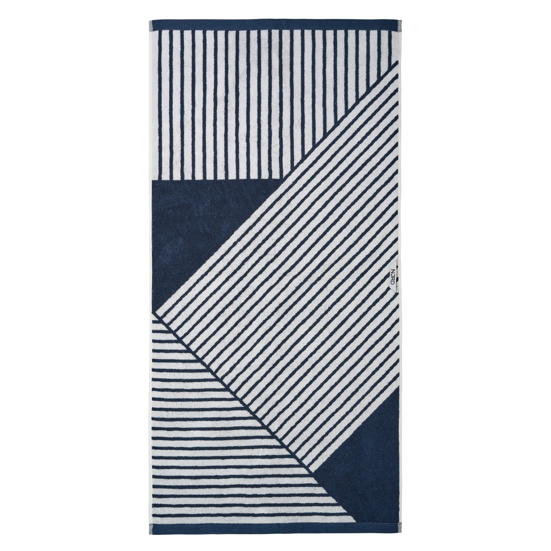 Stripes bath towel 70x140 cm, Blue NJRD