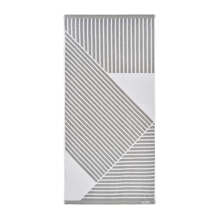 Stripes bath towel 70x140 cm - grey - NJRD