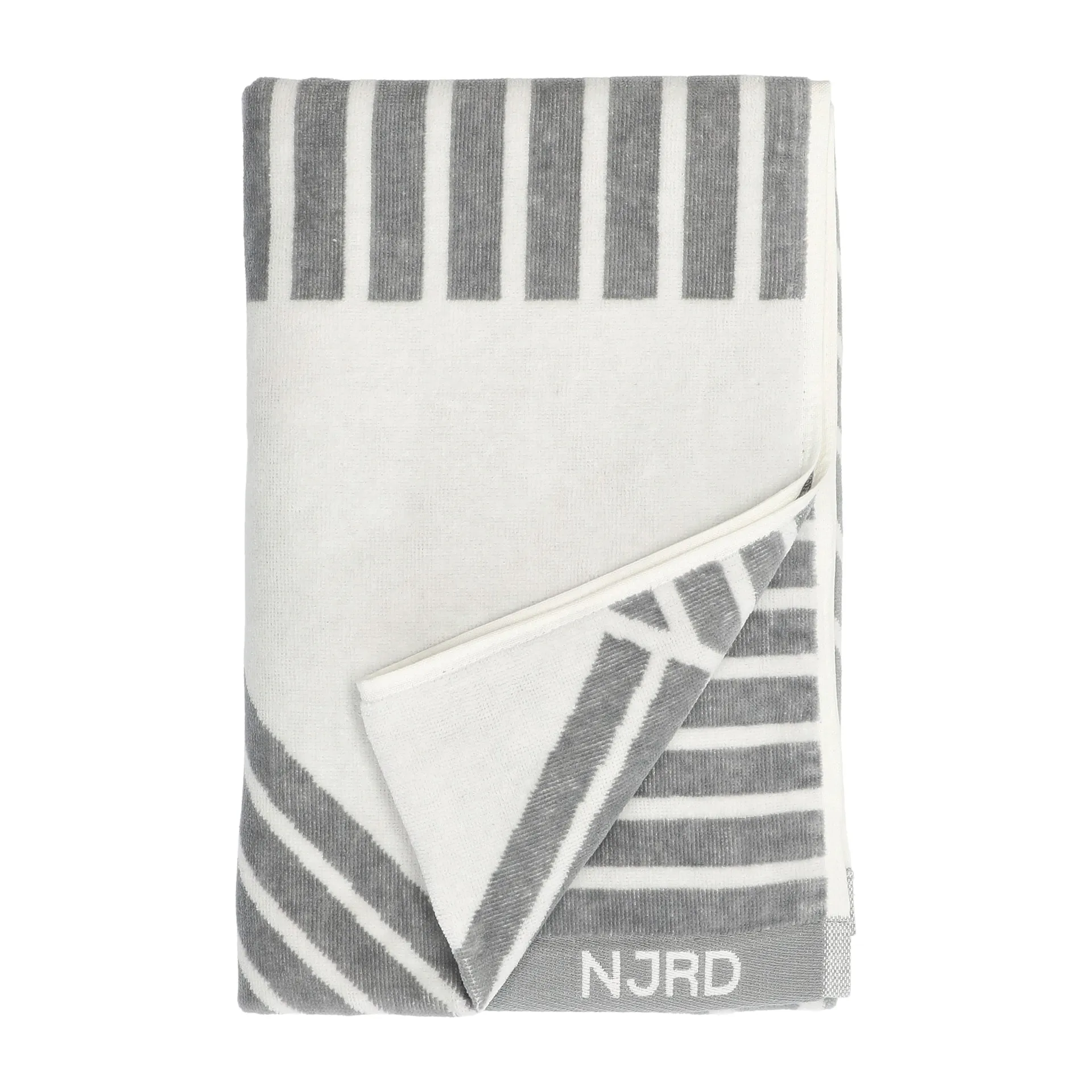 Stripes bath towel 70x140 cm, grey NJRD