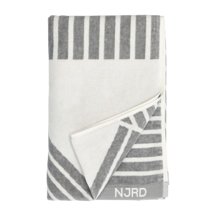 Stripes bath towel 70x140 cm - grey - NJRD