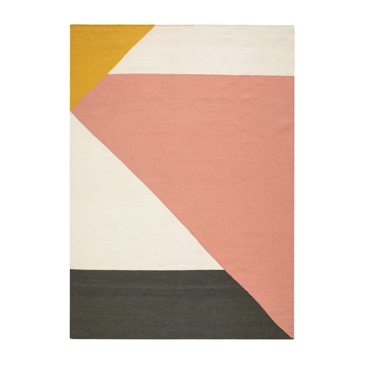 Stripes blocks kelim rug pink - 170x240 cm - NJRD