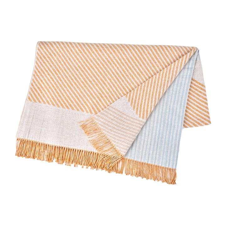 Stripes cotton throw - Yellow - NJRD