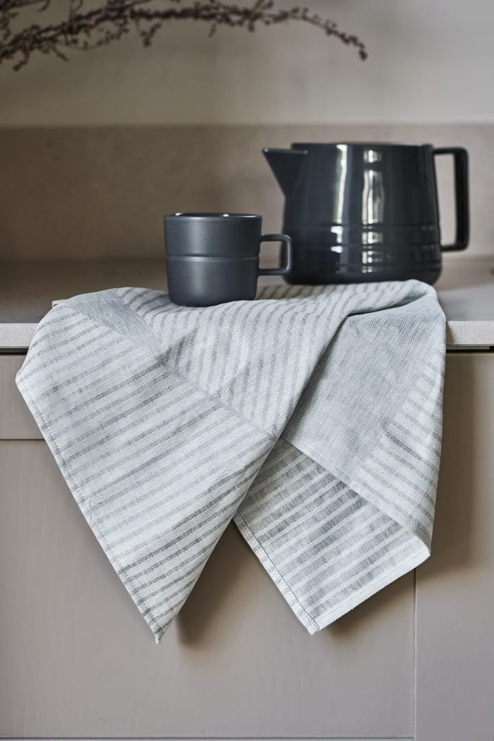 Linen Tea Towels Set of 2,linen Dish Towels,grey Linen Kitchen