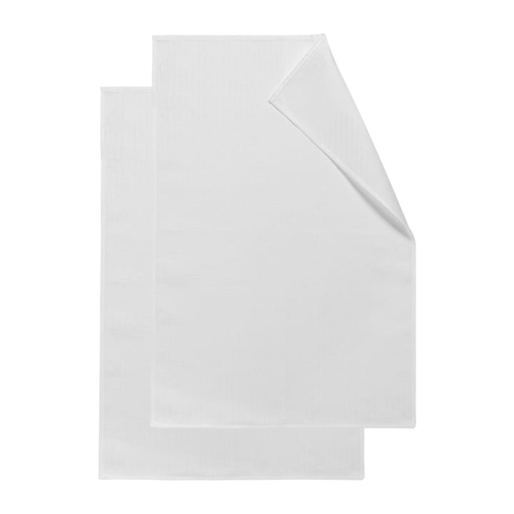 Stripes kitchen towel 47x70 cm 2-pack - White - NJRD