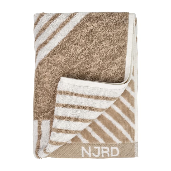 Stripes towel 50x70 cm - Beige - NJRD