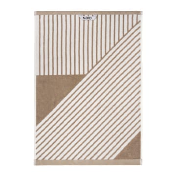 Stripes towel 50x70 cm - Beige - NJRD