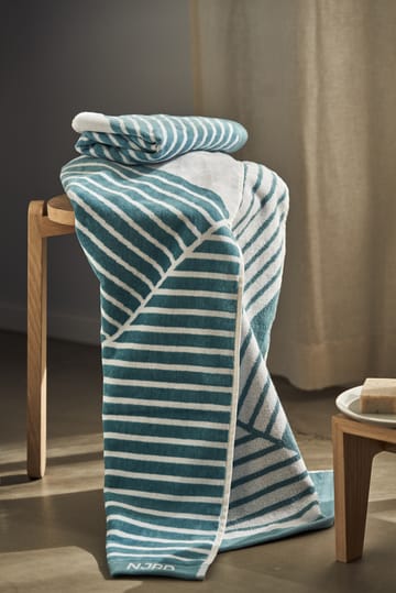 Stripes towel 50x70 cm Special Edition 2022 - Turquoise - NJRD