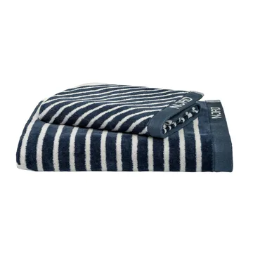 Stripes towel set 4 pieces - Blue - NJRD